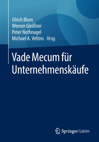 Link zu Buch Vade Mecum für Unternehmenskäufe