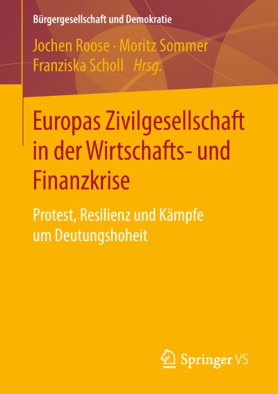 Link to Book Europas Zivilgesellschaft in der Wirtschafts- und Finanzkrise