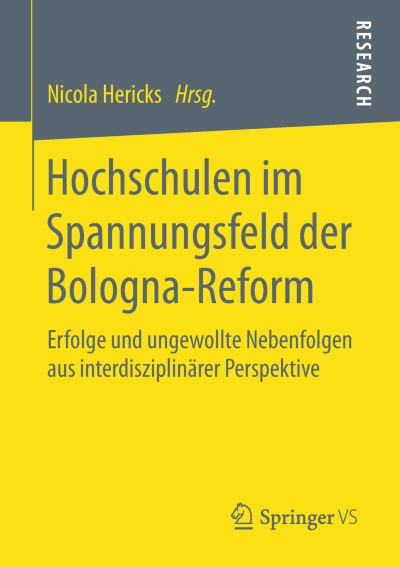 Link zu Buch Hochschulen im Spannungsfeld der Bologna-Reform