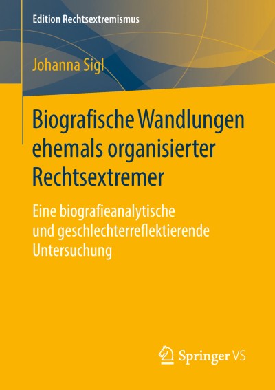 Cover für Buch Biografische Wandlungen ehemals organisierter Rechtsextremer