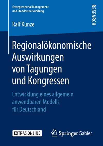 Cover für Buch Regionalökonomische Auswirkungen von Tagungen und Kongressen