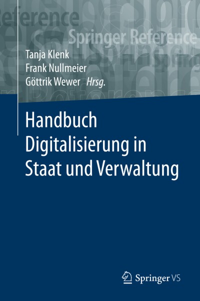 Link to Book Handbuch Digitalisierung in Staat und Verwaltung