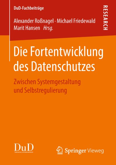 Cover für Buch Die Fortentwicklung des Datenschutzes