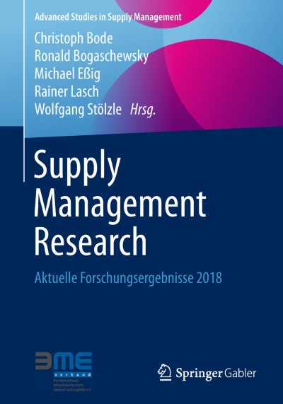 Cover für Buch Supply Management Research