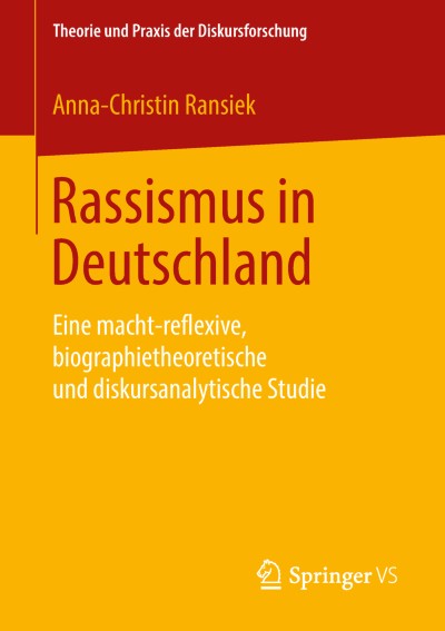 Cover of Book Rassismus in Deutschland