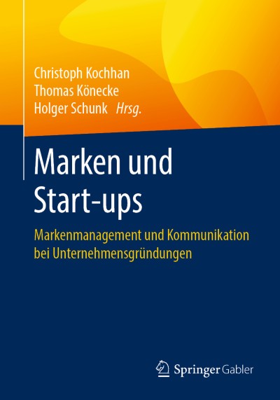 Cover für Buch Marken und Start-ups