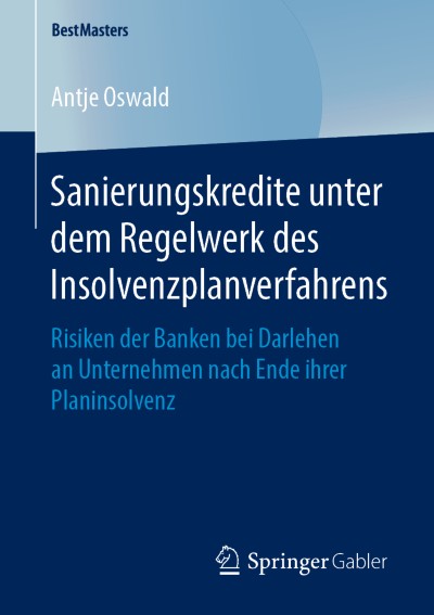 Link to Book Sanierungskredite unter dem Regelwerk des Insolvenzplanverfahrens