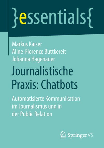 Link zu Buch Journalistische Praxis: Chatbots