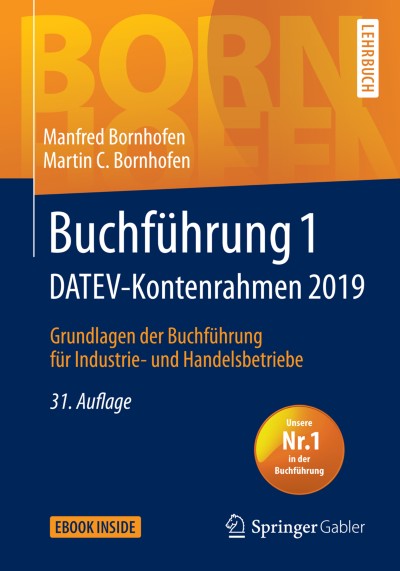 Cover of Book Buchführung 1 DATEV-Kontenrahmen 2019