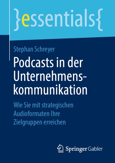 Cover für Buch Podcasts in der Unternehmenskommunikation