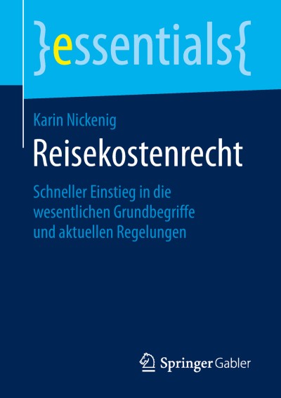 Cover of Book Reisekostenrecht