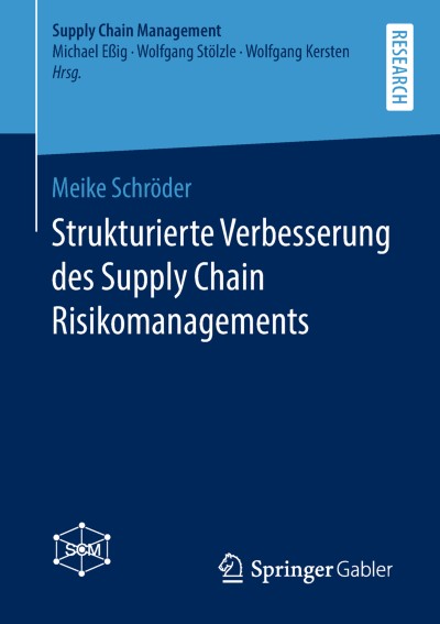 Cover für Buch Strukturierte Verbesserung des Supply Chain Risikomanagements