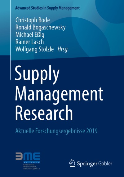 Cover für Buch Supply Management Research