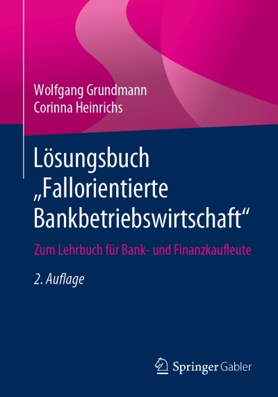 Cover für Buch Lösungsbuch „Fallorientierte Bankbetriebswirtschaft“