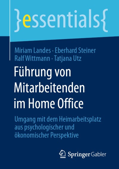 Link zu Buch Führung von Mitarbeitenden im Home Office