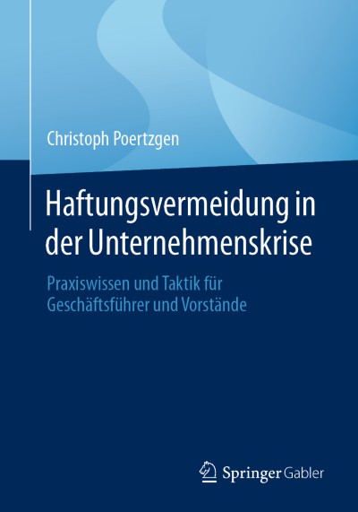 Link to Book Haftungsvermeidung in der Unternehmenskrise