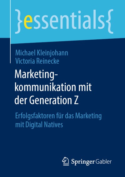 Link zu Buch Marketingkommunikation mit der Generation Z