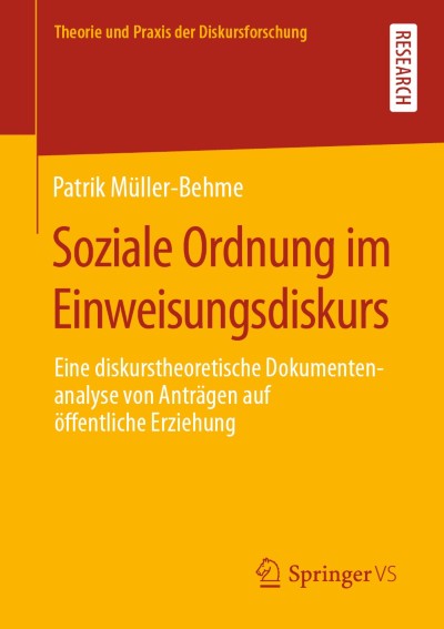 Cover of Book Soziale Ordnung im Einweisungsdiskurs