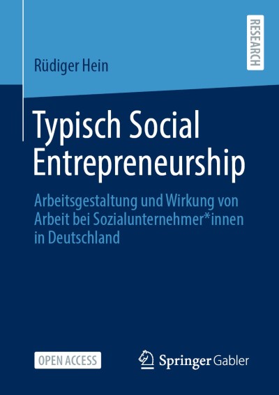 Cover für Buch Typisch Social Entrepreneurship