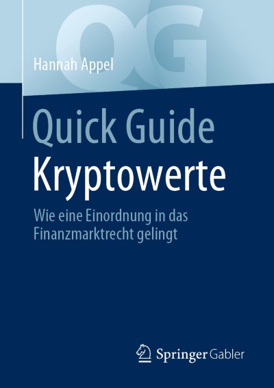 Link to Book Quick Guide Kryptowerte