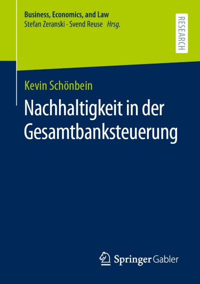 Cover für Buch Nachhaltigkeit in der Gesamtbanksteuerung