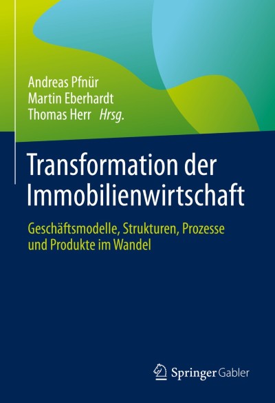 Link zu Buch Transformation der Immobilienwirtschaft