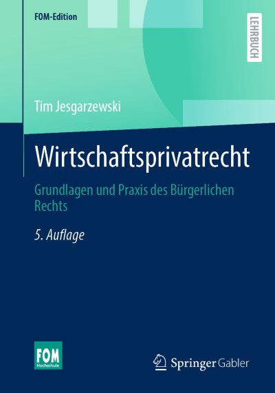 Cover of Book Wirtschaftsprivatrecht