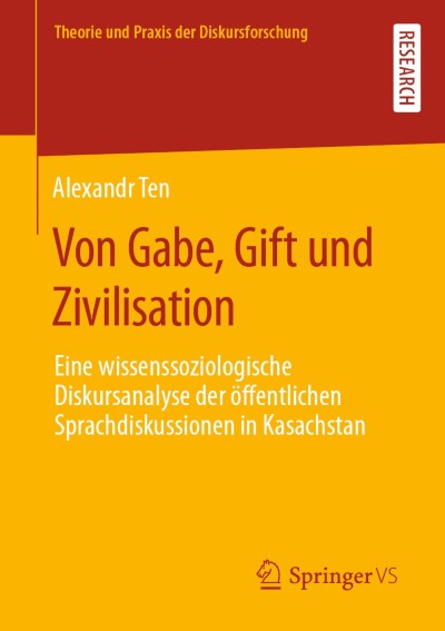 Cover of Book Von Gabe, Gift und Zivilisation