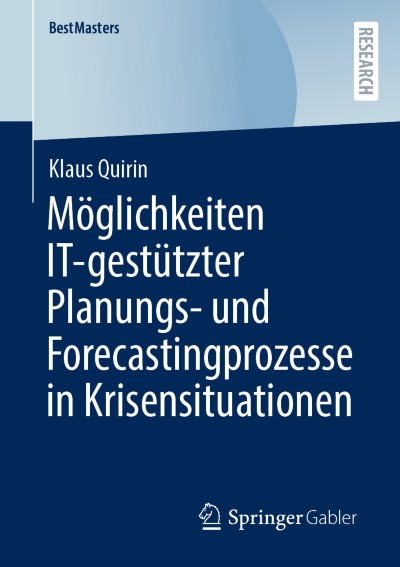 Link zu Buch Möglichkeiten IT-gestützter Planungs- und Forecastingprozesse in Krisensituationen