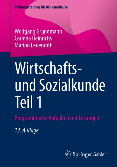 Cover für Buch Wirtschafts- und Sozialkunde Teil 1