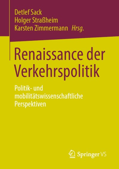 Cover für Buch Renaissance der Verkehrspolitik