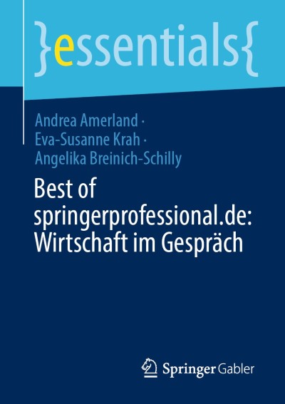 Cover of Book Best of springerprofessional.de: Wirtschaft im Gespräch