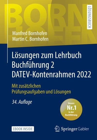 Link zu Buch Lösungen zum Lehrbuch Buchführung 2 DATEV-Kontenrahmen 2022