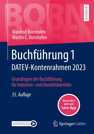 Cover of Book Buchführung 1 DATEV-Kontenrahmen 2023