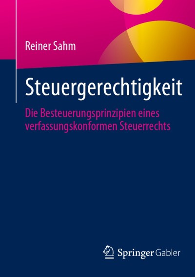 Cover für Buch Steuergerechtigkeit