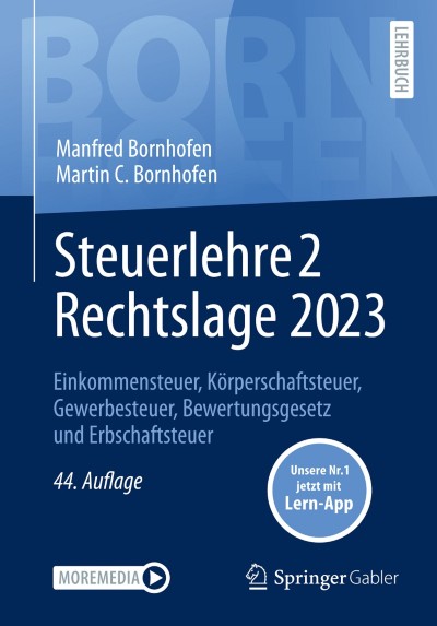Link to Book Steuerlehre 2 Rechtslage 2023