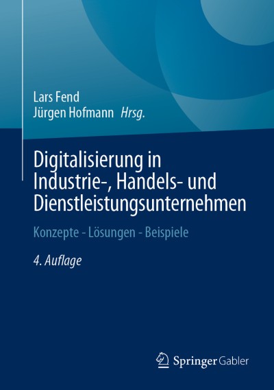 Cover für Buch Digitalisierung in Industrie-, Handels- und Dienstleistungsunternehmen