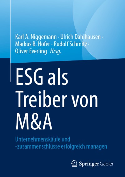 ESG als Treiber von M&A | springerprofessional.de