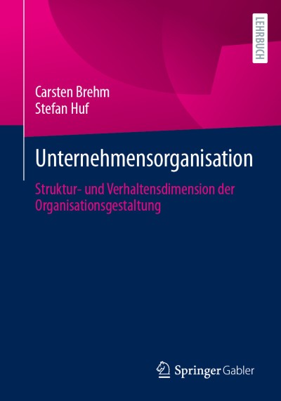 Cover für Buch Unternehmensorganisation