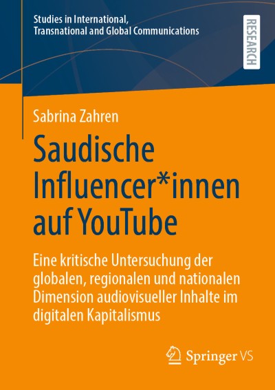 Cover für Buch Saudische Influencer*innen auf YouTube