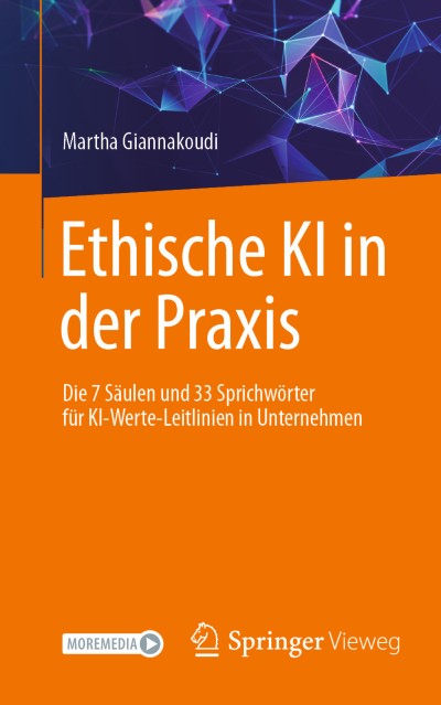 Link zu Buch Ethische KI in der Praxis. Die 7 Säulen und 33 Sprichwörter für KI-Werte-Leitlinien in Unternehmen