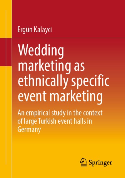Cover für Buch Wedding marketing as ethnically specific event marketing