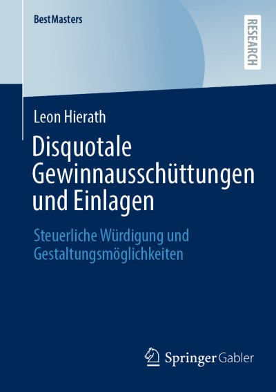 Disquotale Gewinnausschüttungen und Einlagen