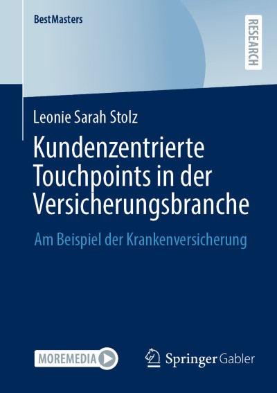 Cover für Buch Kundenzentrierte Touchpoints in der Versicherungsbranche