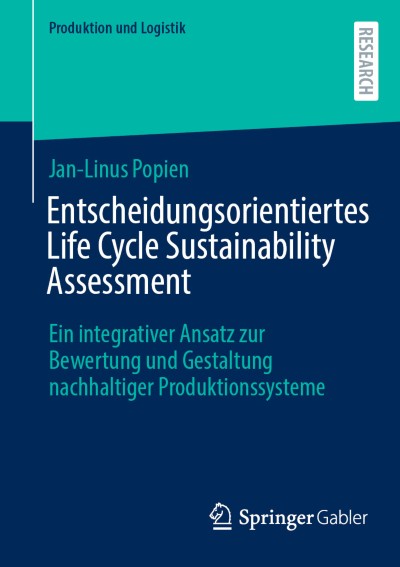 Link zu Buch Entscheidungsorientiertes Life Cycle Sustainability Assessment