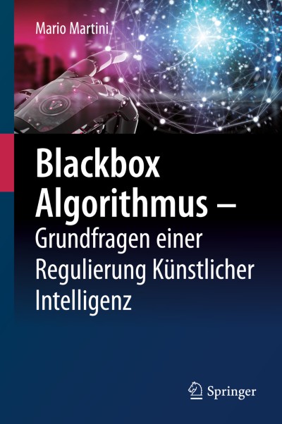 Cover für Buch Blackbox Algorithmus – Grundfragen einer Regulierung Künstlicher Intelligenz