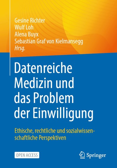 Link zu Buch Datenreiche Medizin und das Problem der Einwilligung