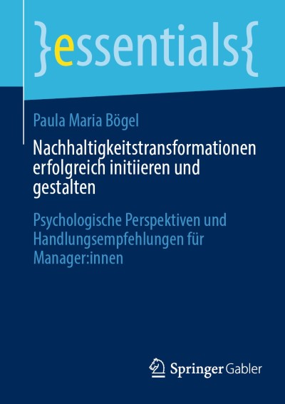 Nachhaltigkeitstransformation: eine psychologische Perspektive