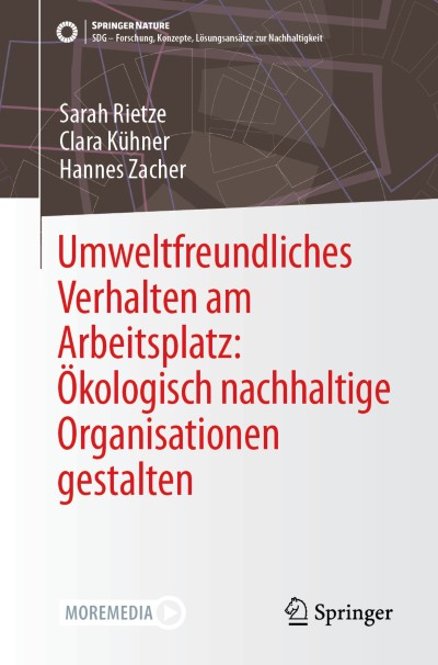 Link zu Buch Umweltfreundliches Verhalten am Arbeitsplatz: Ökologisch nachhaltige Organisationen gestalten