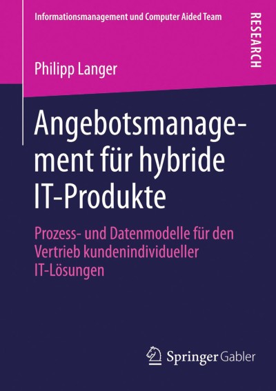 Cover für Buch Angebotsmanagement für hybride IT-Produkte